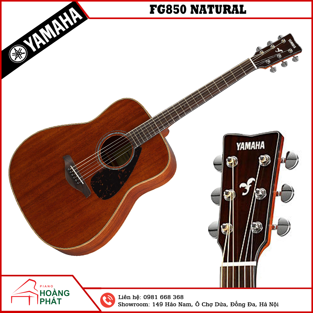 GUITAR YAMAHA FG850 NATURAL