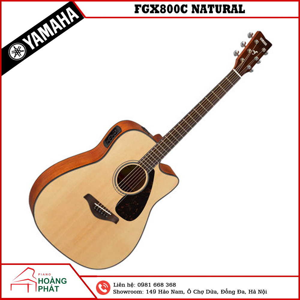 GUITAR YAMAHA FGX800C NATURAL