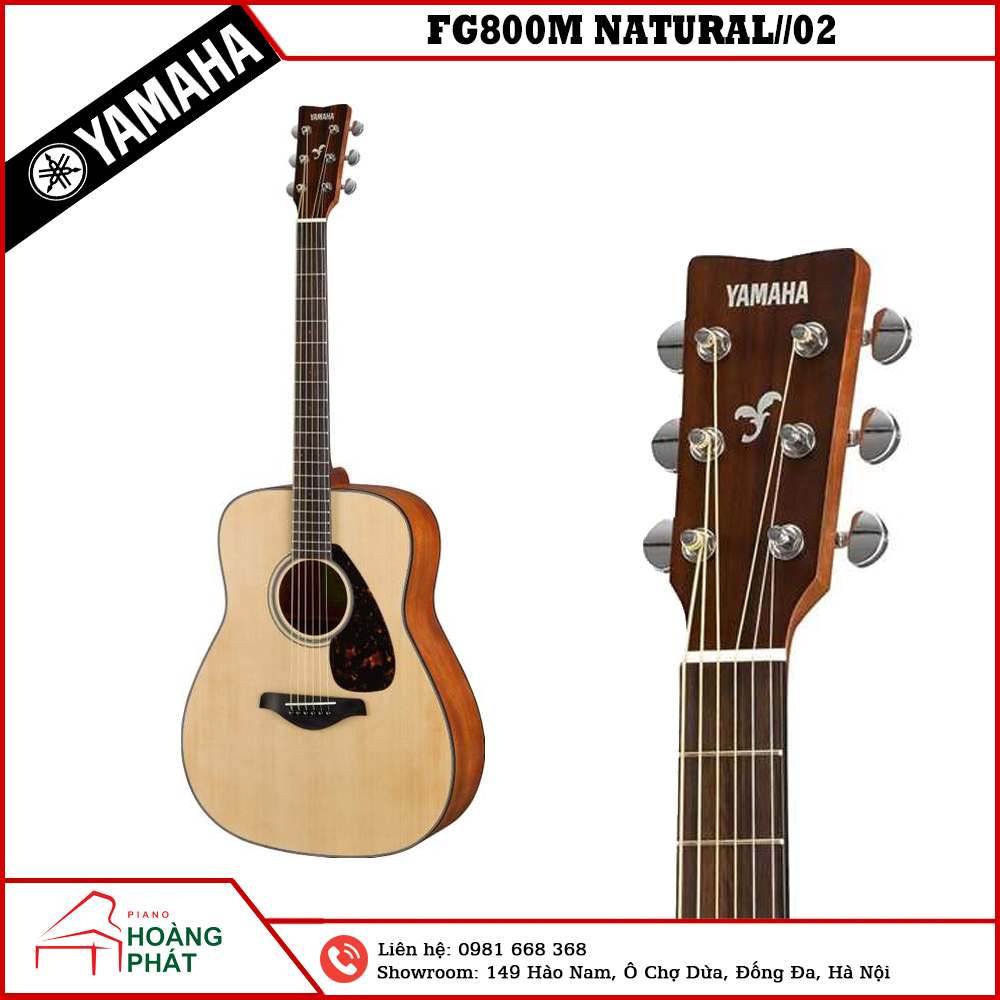 GUITAR YAMAHA FG800M NATURAL//02