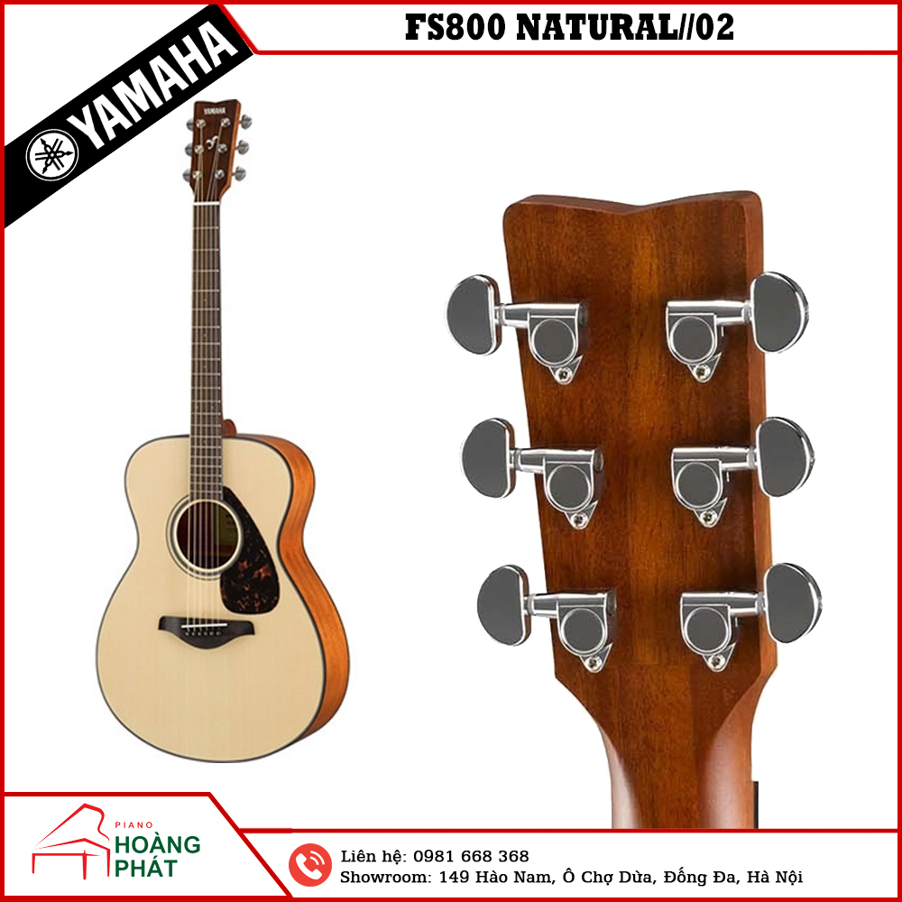 GUITAR YAMAHA FS800 NATURAL//02