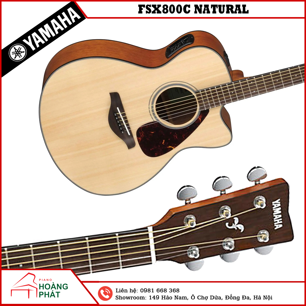 GUITAR YAMAHA FSX800C NATURAL