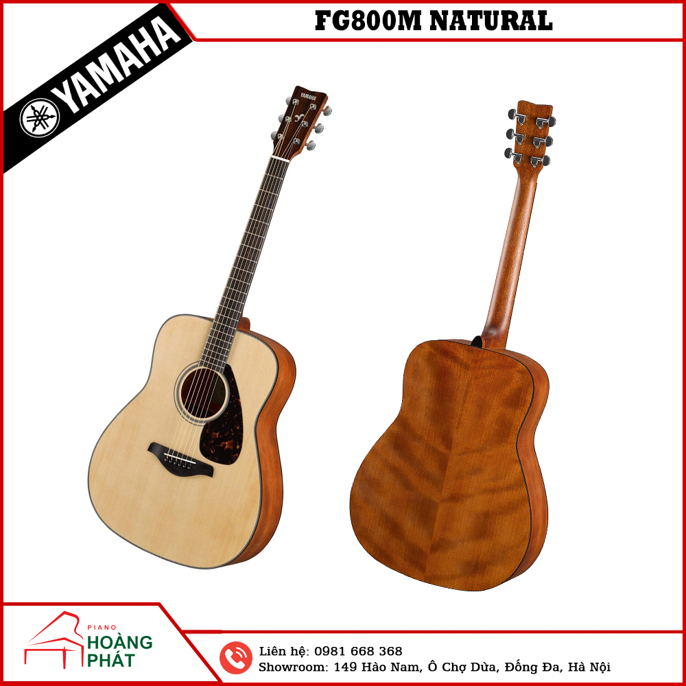 GUITAR YAMAHA FG800M NATURAL