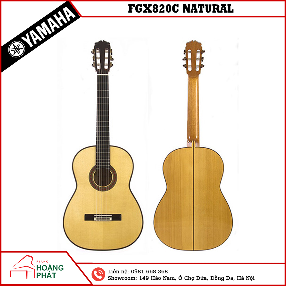 GUITAR YAMAHA FGX820C NATURAL