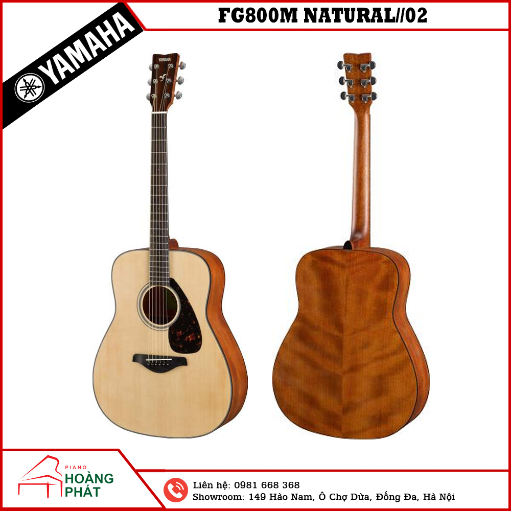 GUITAR YAMAHA FG800M NATURAL//02