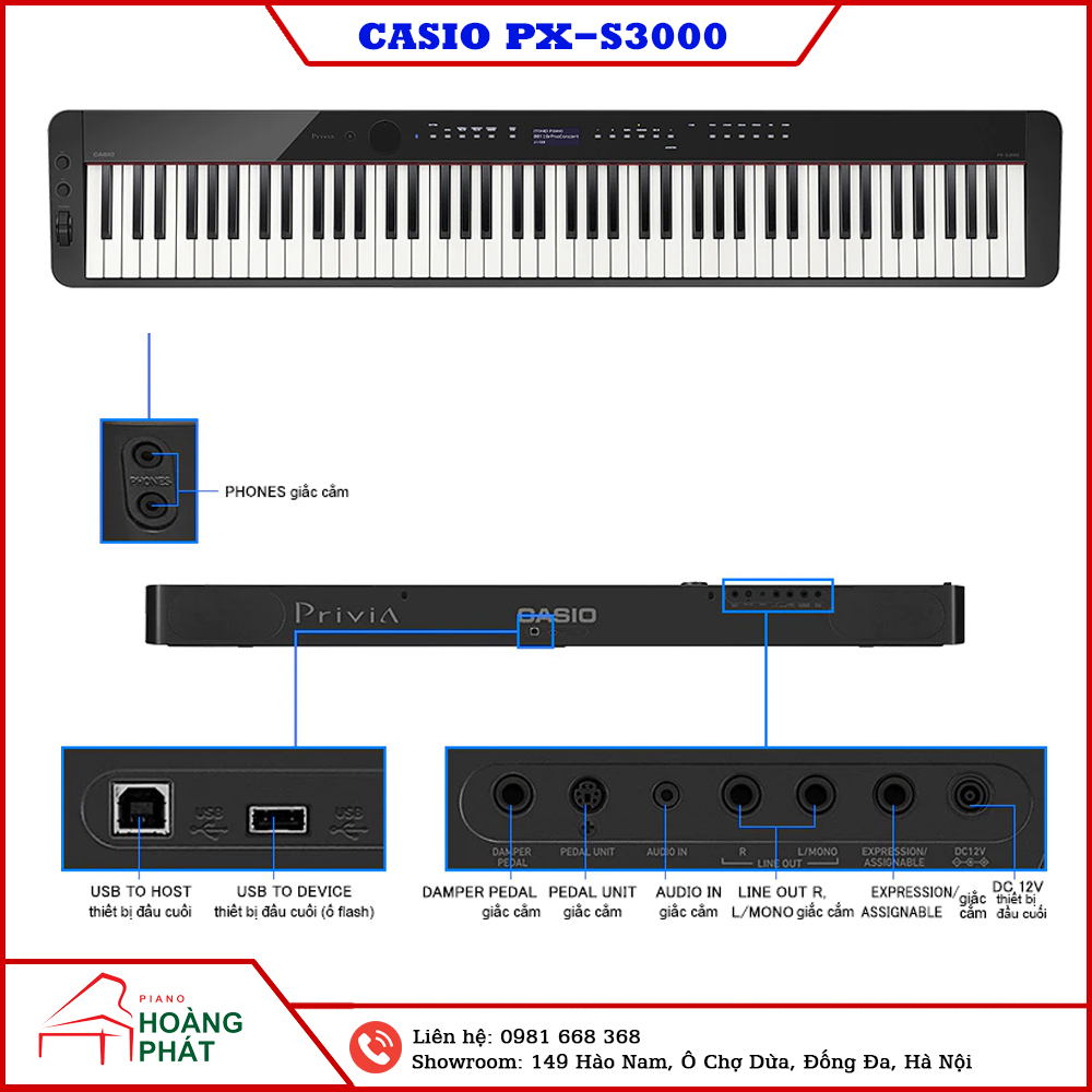 CASIO PX-S3000 NEW