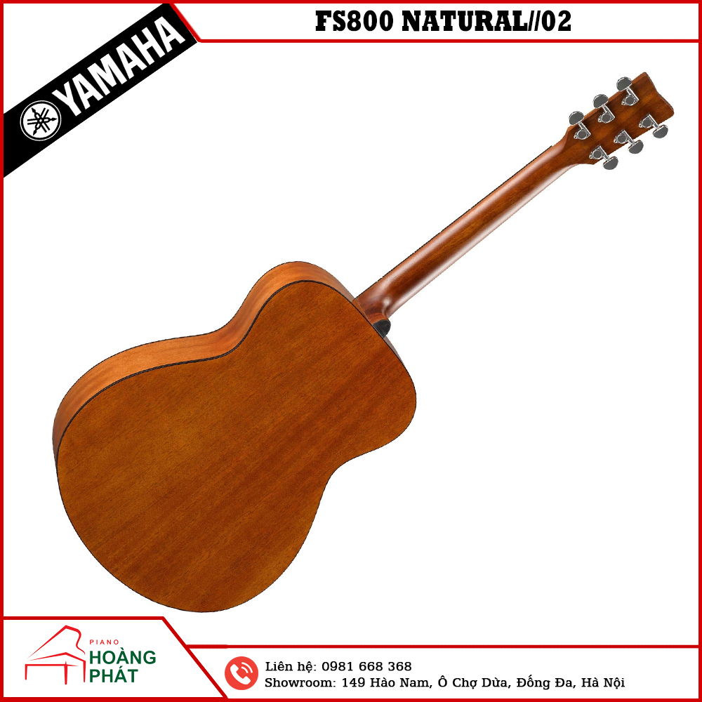 GUITAR YAMAHA FS800 NATURAL//02