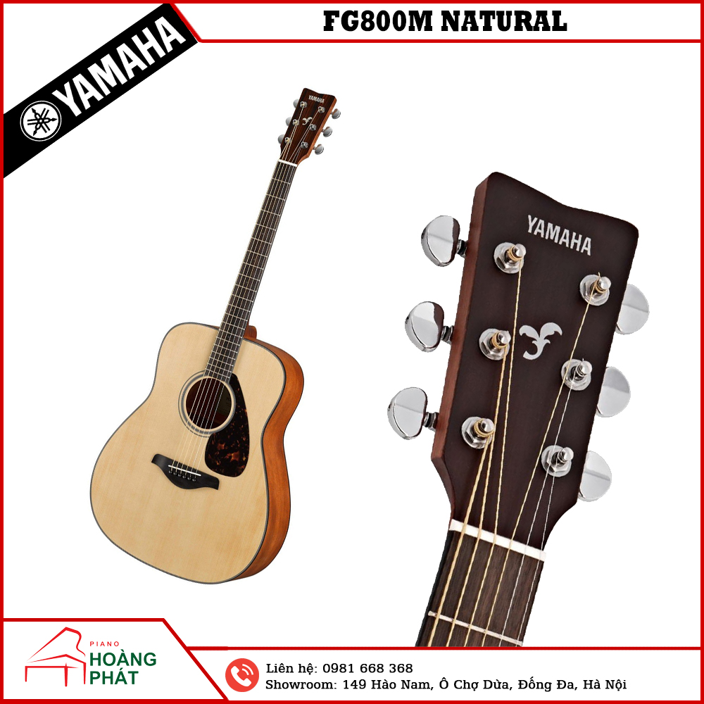 GUITAR YAMAHA FG800M NATURAL