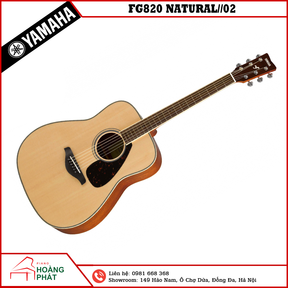 GUITAR YAMAHA FG820 NATURAL//02