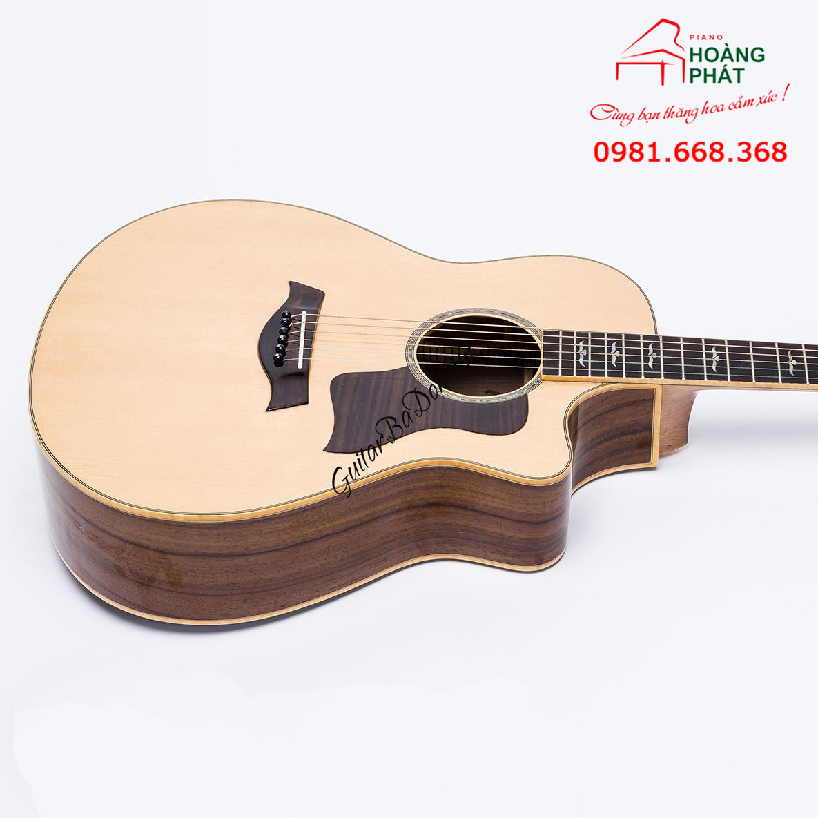 Guitar Acoustic T700 cẩn xà cừ