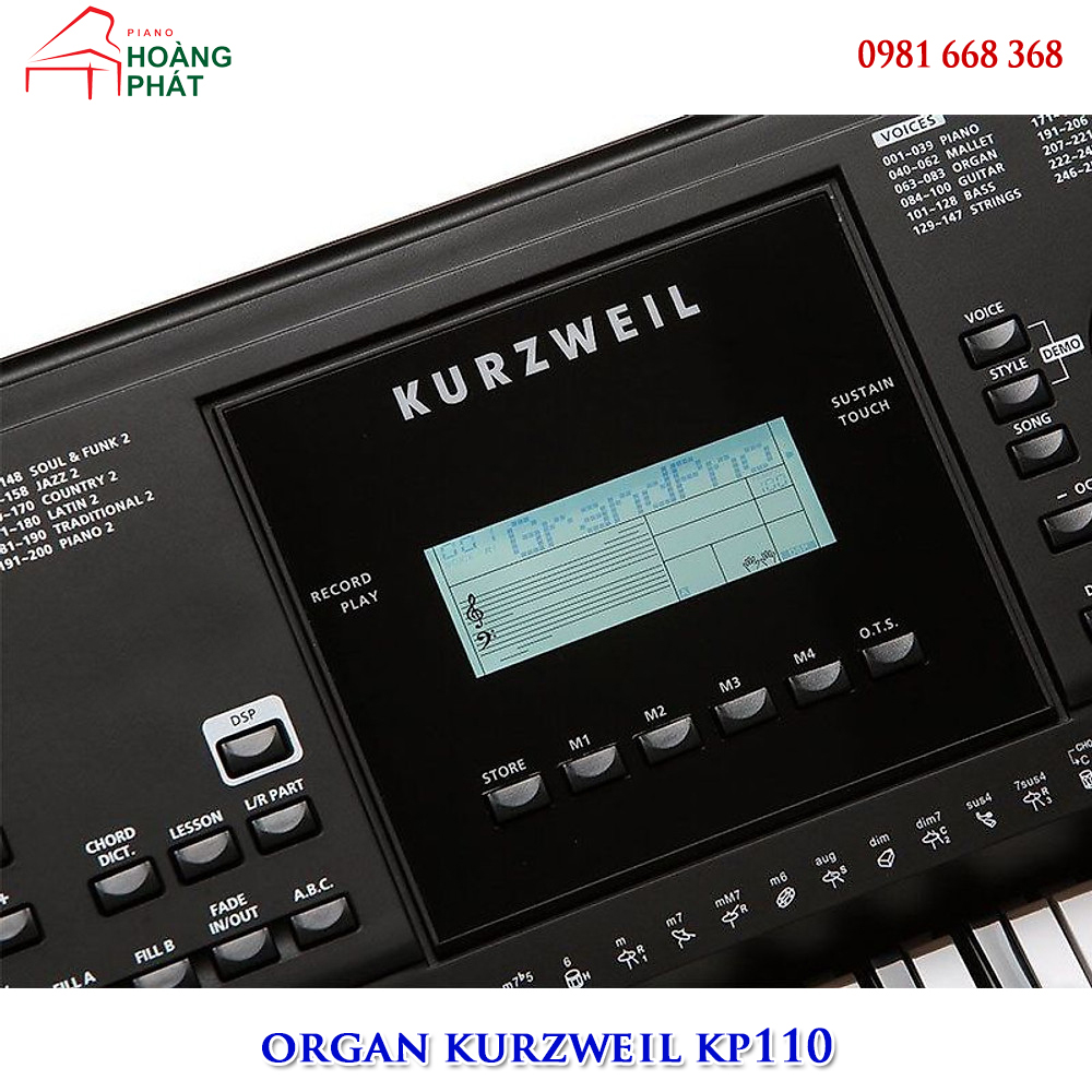 Organ kurzweil kp110 (Mới)