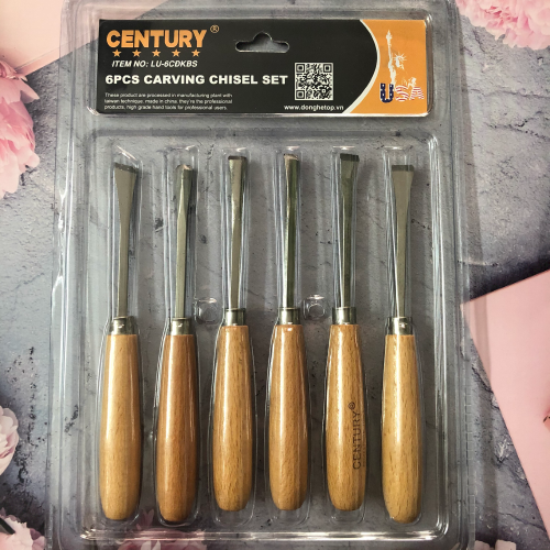 Bộ mũi đục gỗ 6 cây CENTURY made in USA