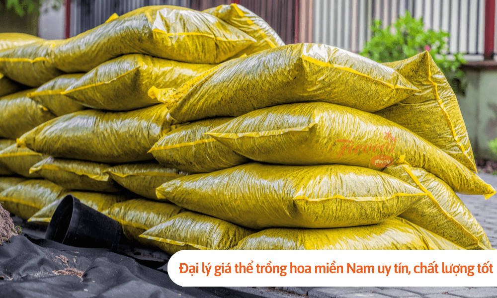Đại lý giá thể trồng hoa miền Nam uy tín, chất lượng tốt 