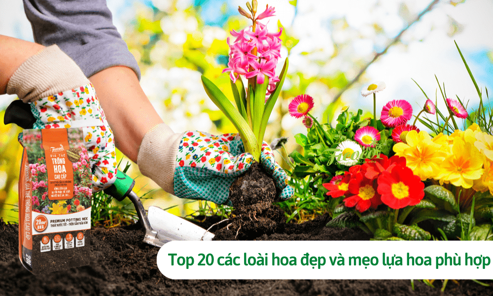 Top 20 các loài hoa đẹp và mẹo lựa chọn hoa phù hợp