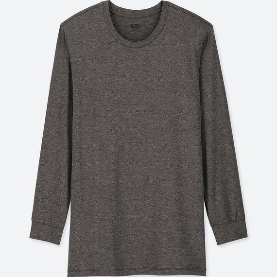 Áo giữ nhiệt Uniqlo Heatech nam 2019 màu xám sẫm - 450527