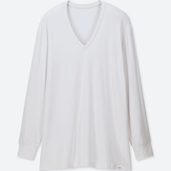 Áo giữ nhiệt Uniqlo nam cổ tim 2023-450528