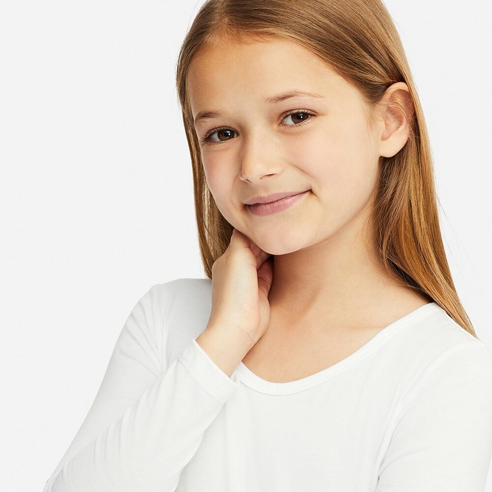 Áo giữ nhiệt Uniqlo Kids 2019 màu xám sẫm - 408336