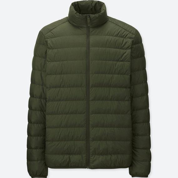 Áo lông vũ Uniqlo nam siêu nhẹ 2018 màu olive - 400504