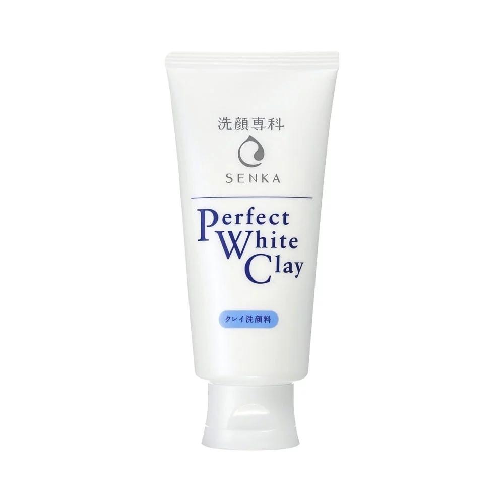 Sữa rửa mặt đất sét trắng Senka Perfect White Clay 120g