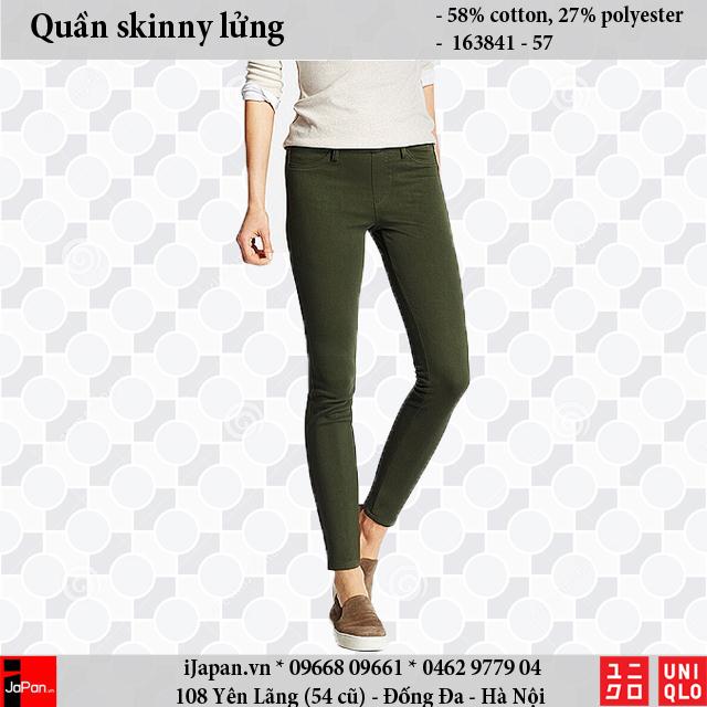 Quần legging lửng Uniqlo màu vàng -163841