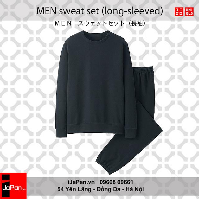 Bộ mặc nhà nam dài tay Uniqlo
