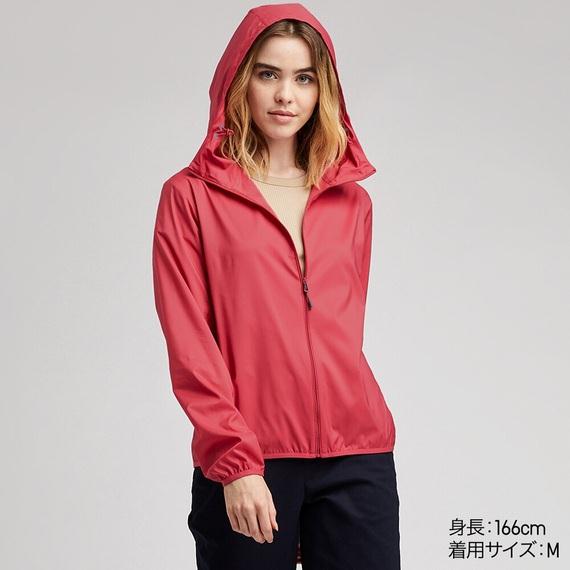Áo khoác gió Uniqlo 2019 Nhật Bản màu hồng-414188