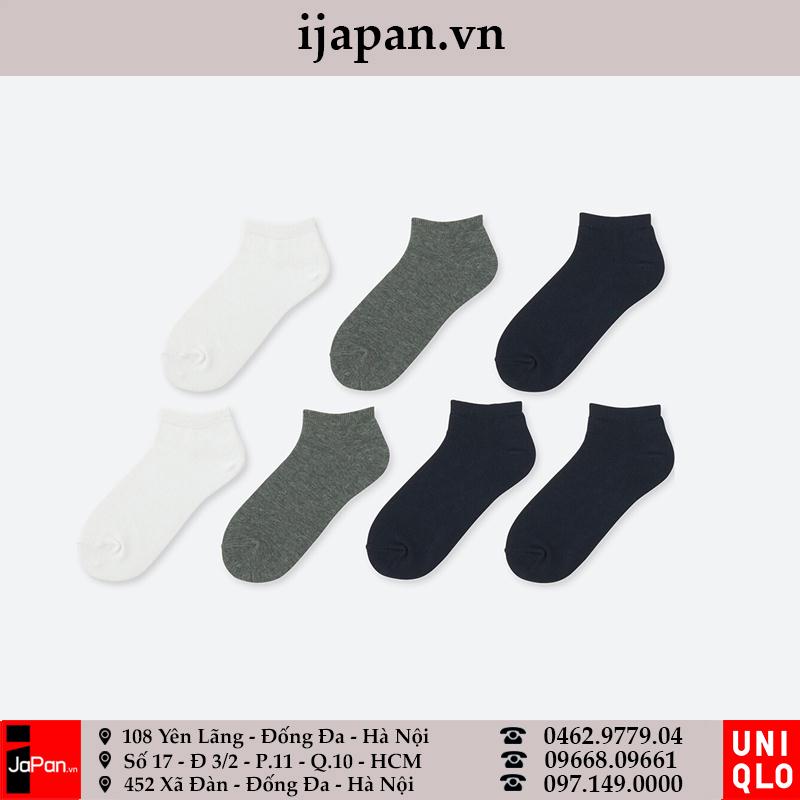 Tất chân Uniqlo nữ cổ 7 đôi ngắn Nhật Bản - 402936