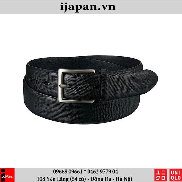Thắt lưng da bò Italian leather Uniqlo