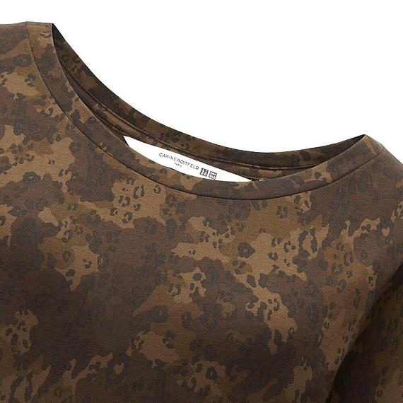 Áo phông nữ Uniqlo CR Paris Uniqlo họa tiết da báo