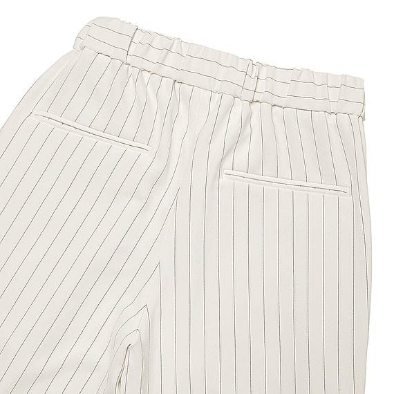 Quần jogger kẻ Uniqlo cho nữ màu trắng-179257