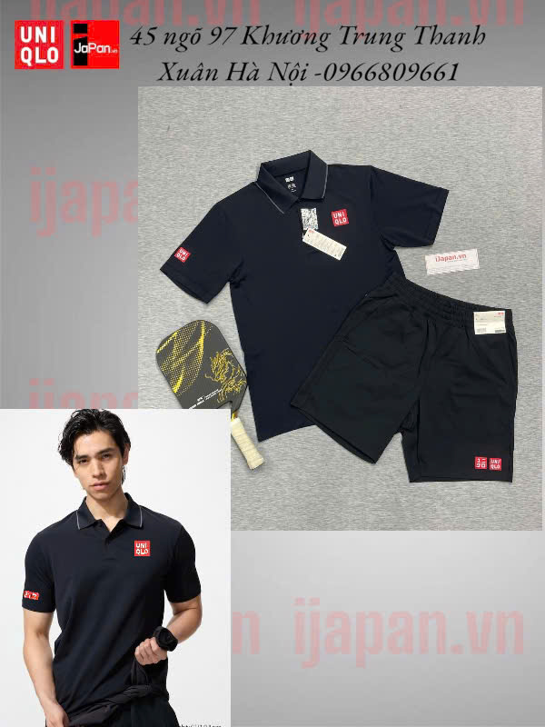 Áo thể thao golf tennis, pickleball chính hãng Uniqlo 2025-475373