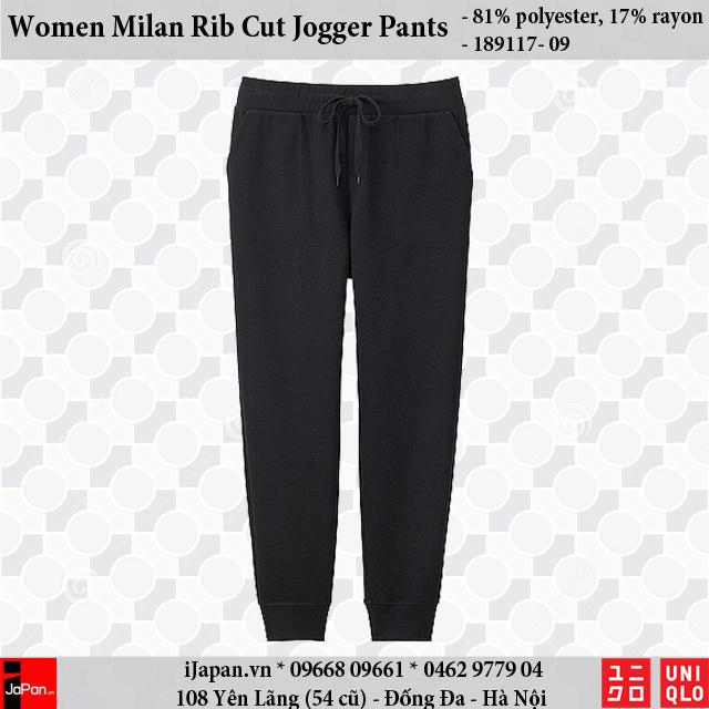 Quần thun bo gấu dài jogger milan Uniqlo