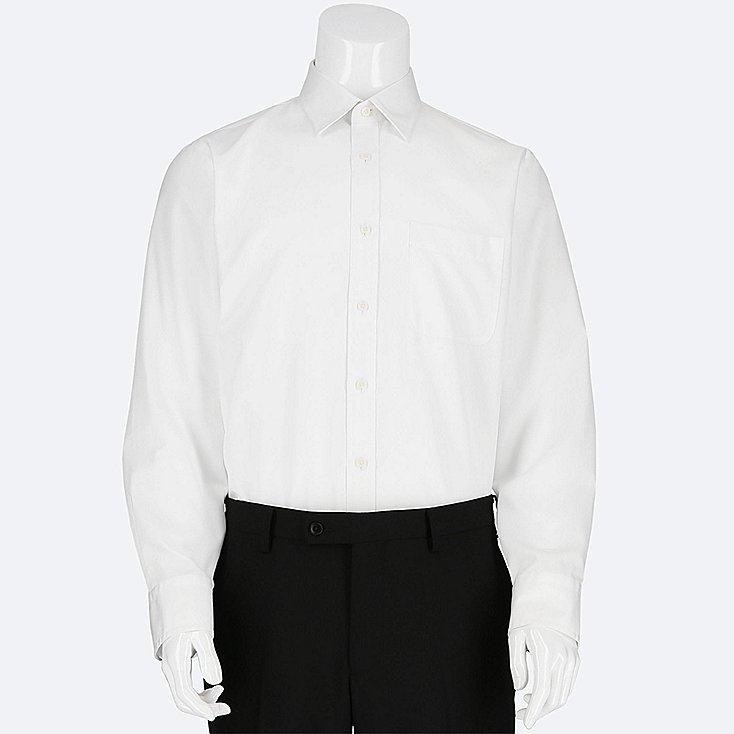 Áo sơ mi nam Uniqlo Cotton Easy Care Nhật Bản màu trắng - 401362