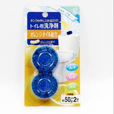 Sét 2 viên thả bồn cầu hương cam