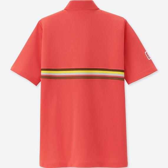 Bộ tennis Uniqlo nam Roland Garros 2018 màu hồng - 405028