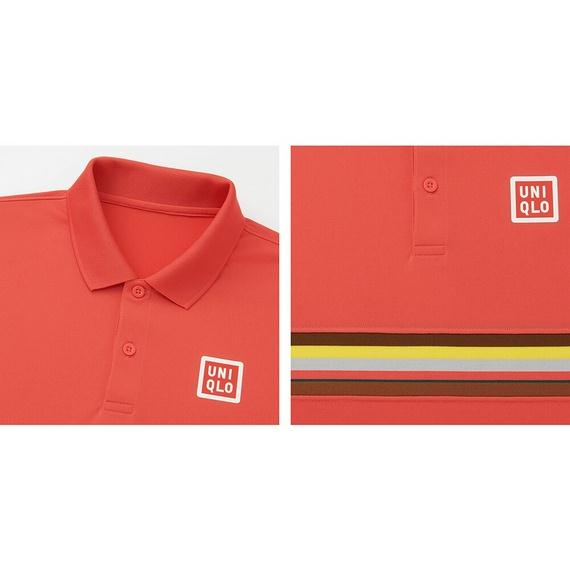 Bộ tennis Uniqlo nam Roland Garros 2018 màu hồng - 405028