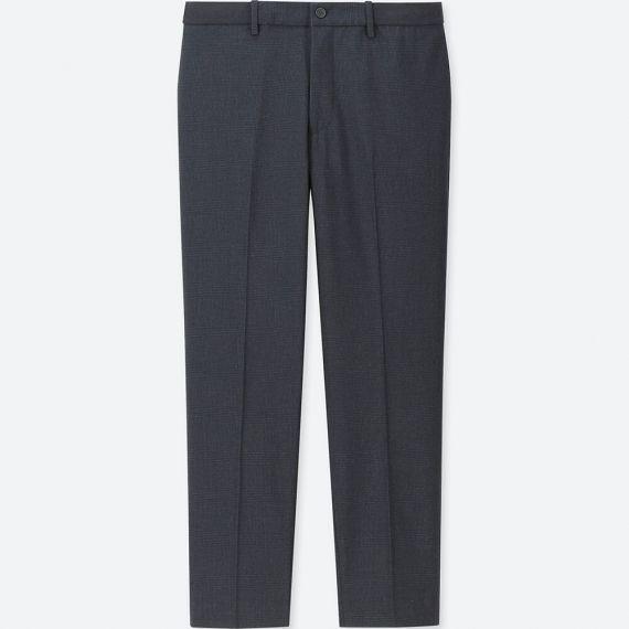 Quần âu cạp chun Uniqlo kẻ chìm 2019 - 410955