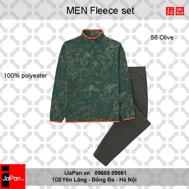 Set bộ mặc nhà nam Uniqlo Nhật lông cừu