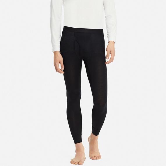 Quần giữ nhiệt Uniqlo nam 2023 Nhật Bản màu đen - 450703