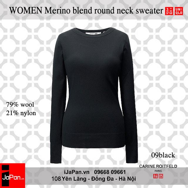 Áo len nữ cao cấp CR Paris Uniqlo