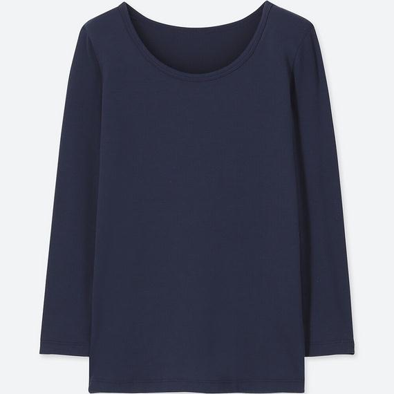 Áo giữ nhiệt Uniqlo Kids 2019 màu navy - 408336