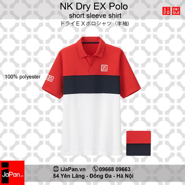 Áo thể thao tennis Uniqlo Kei Nishikori 2015 likenew