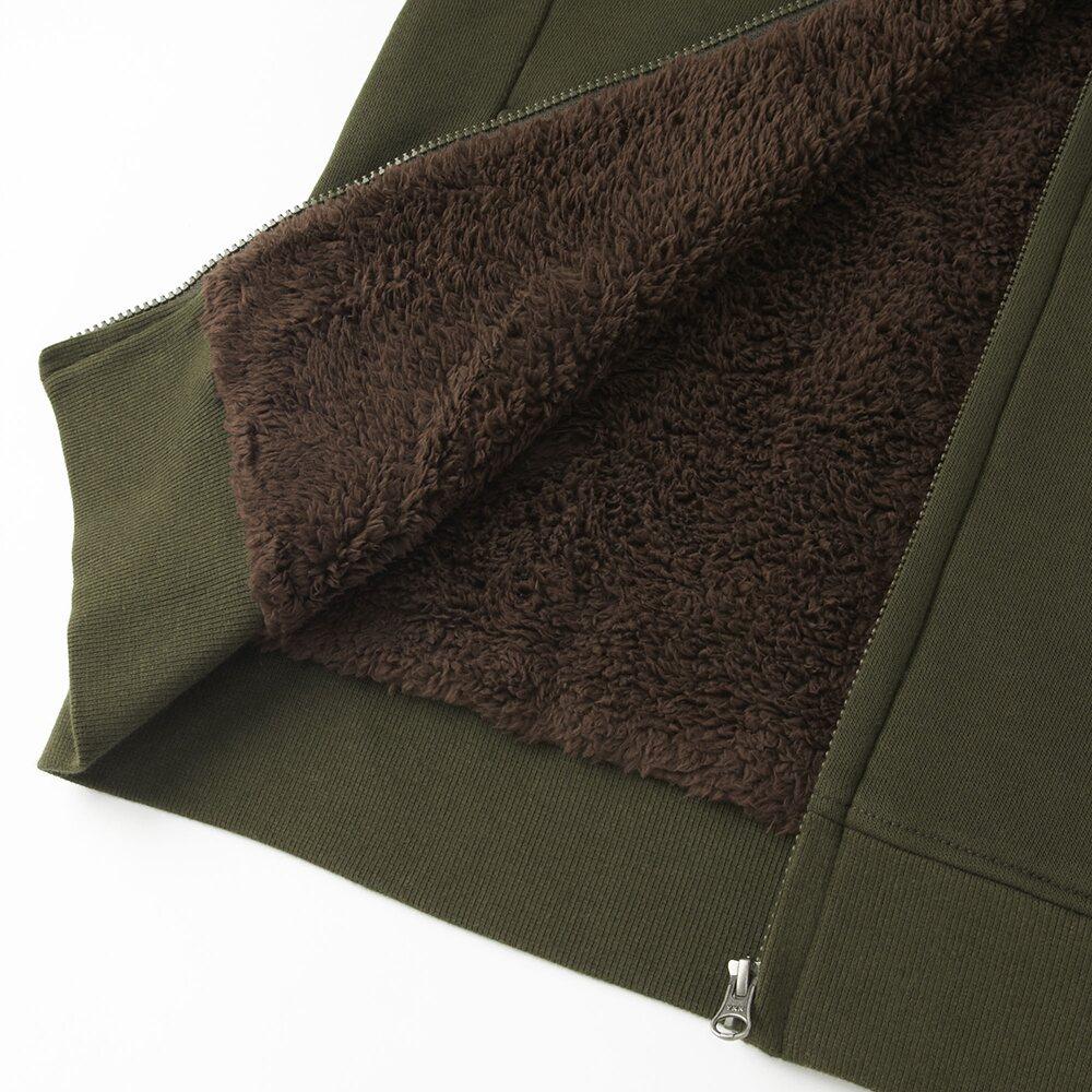 Áo khoác nỉ lót lông Uniqlo nam Nhật Bản màu xám 03 - 401449