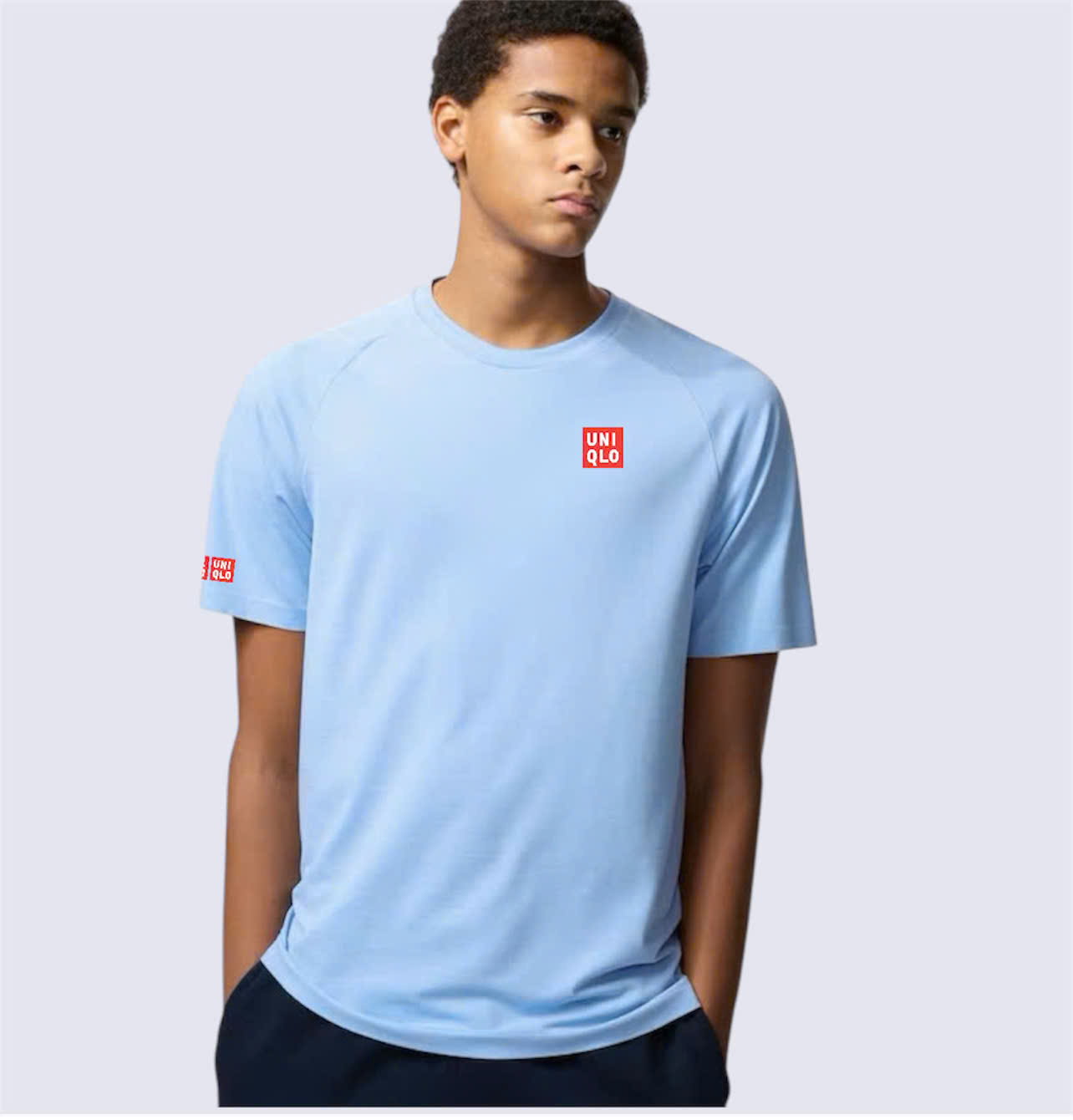 Áo thể thao tennis, pickleball cổ tròn chính hãng Uniqlo 2025-475360