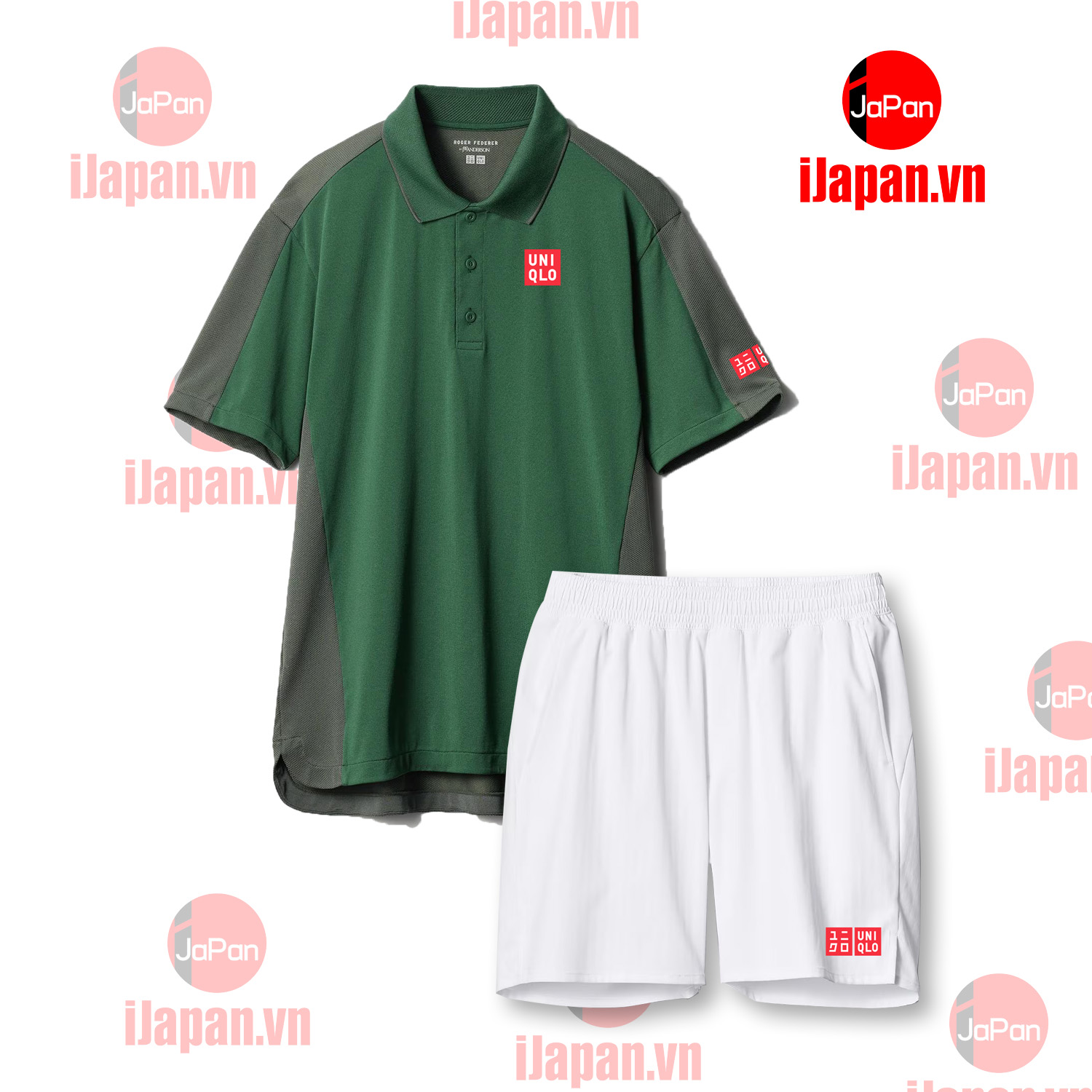 Uniqlo nam áo polo tennis trắng 170131  Japan Authentic