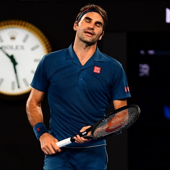 Bộ quần áo thể thao tennis, pickleball, gofl chính hãng Uniqlo Úc Open Tennis 2019 màu xanh- 417794