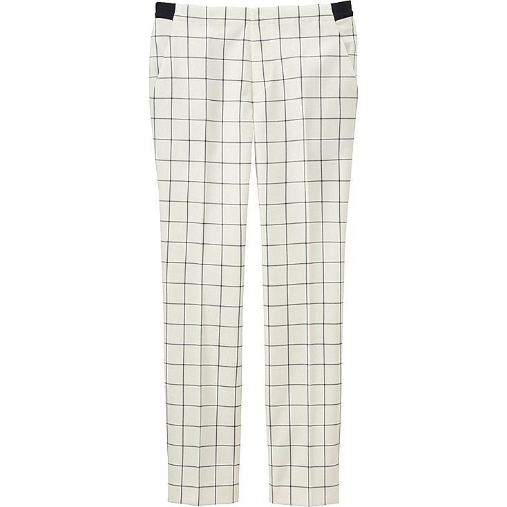 Quần âu công sở Uniqlo nữ cạp chun màu trắng- 159044