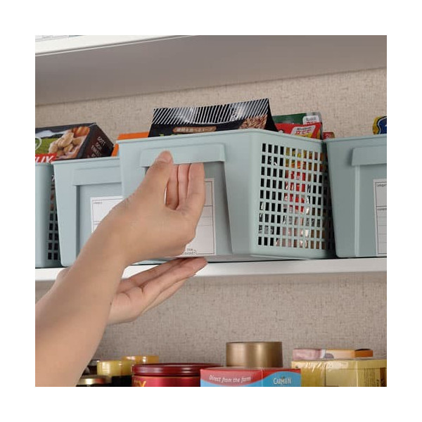 Giỏ đựng đồ đa năng dáng rộng màu xanh