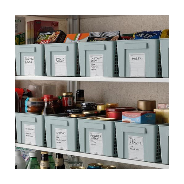 Giỏ đựng đồ đa năng dáng rộng màu xanh