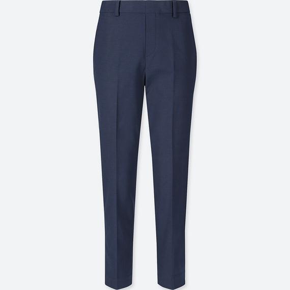 Quần Âu Uniqlo nữ cạp chun Nhật 2018 màu đen - 408202