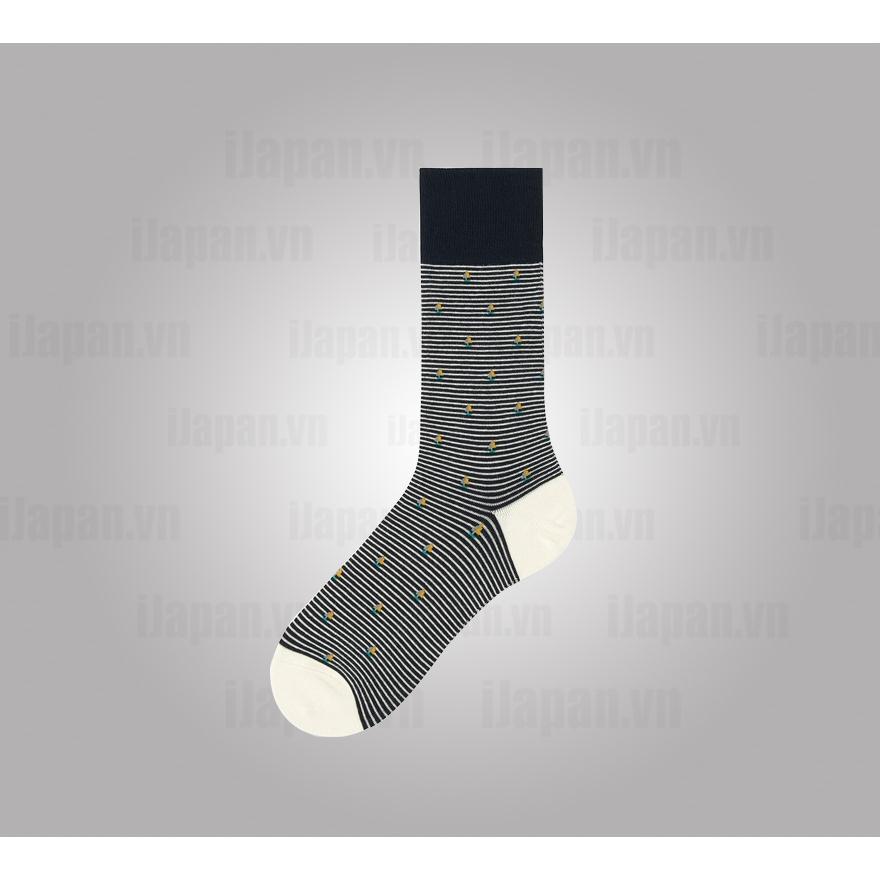 Tất cao cổ Uniqlo nam Nhật Bản màu navy - 407711